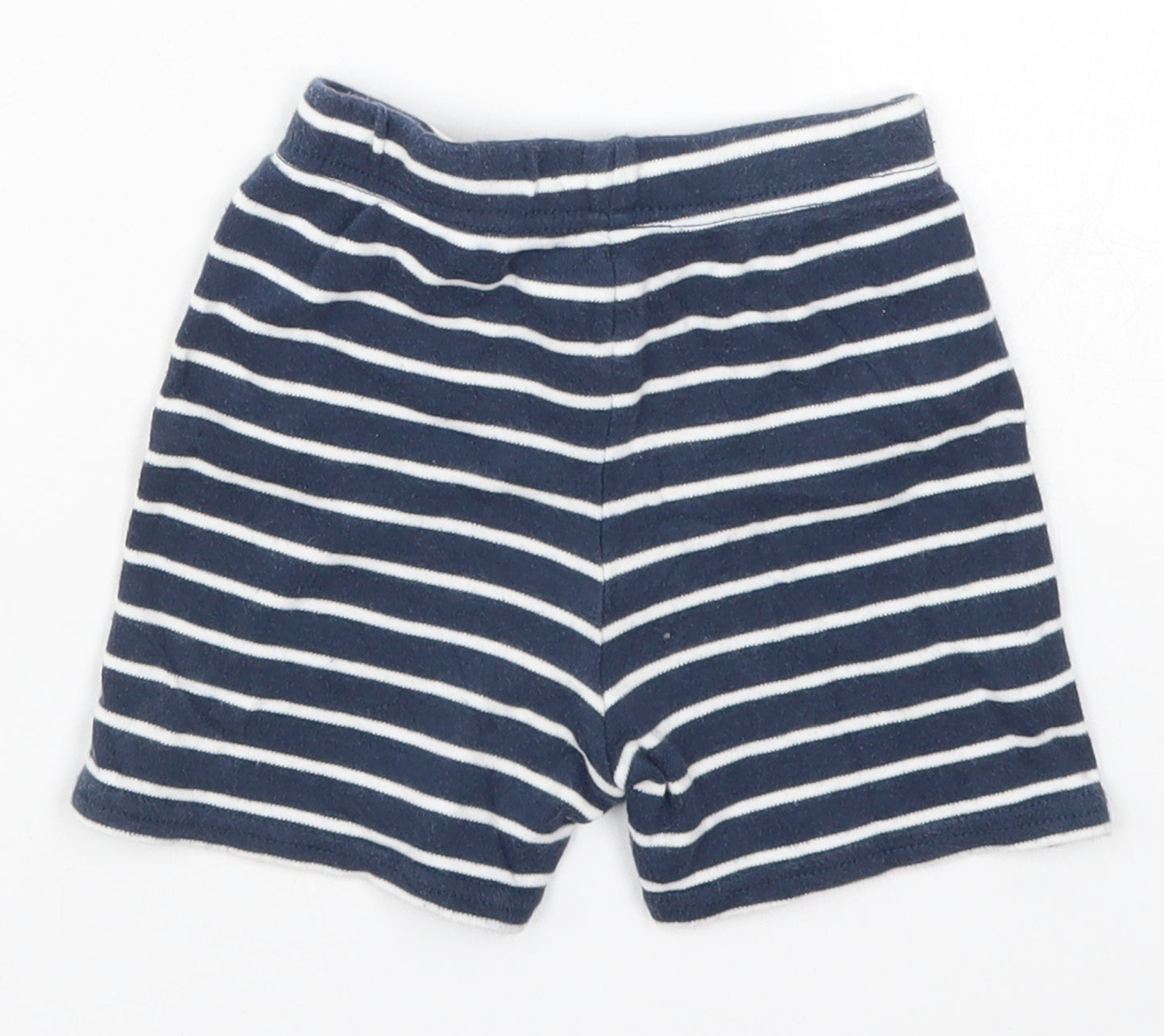 George Baby Blue Striped  Cropped Trousers Size 12-18 Months