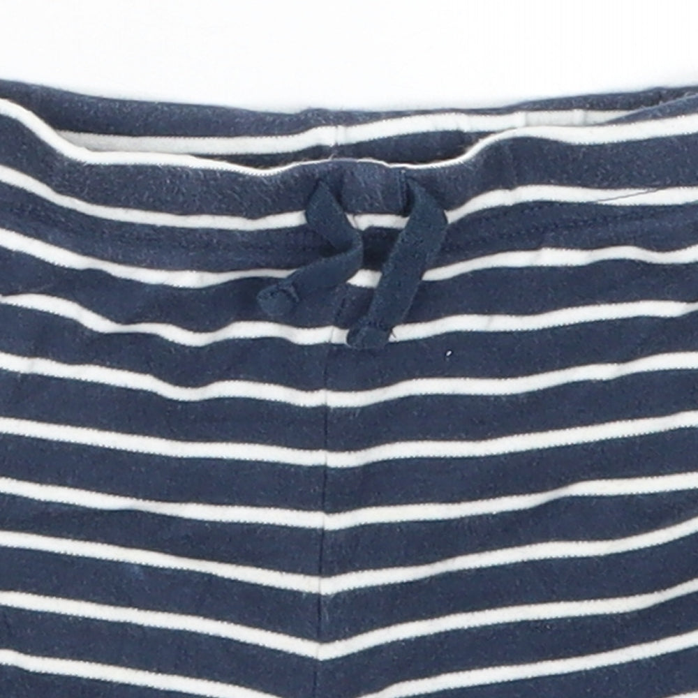 George Baby Blue Striped  Cropped Trousers Size 12-18 Months