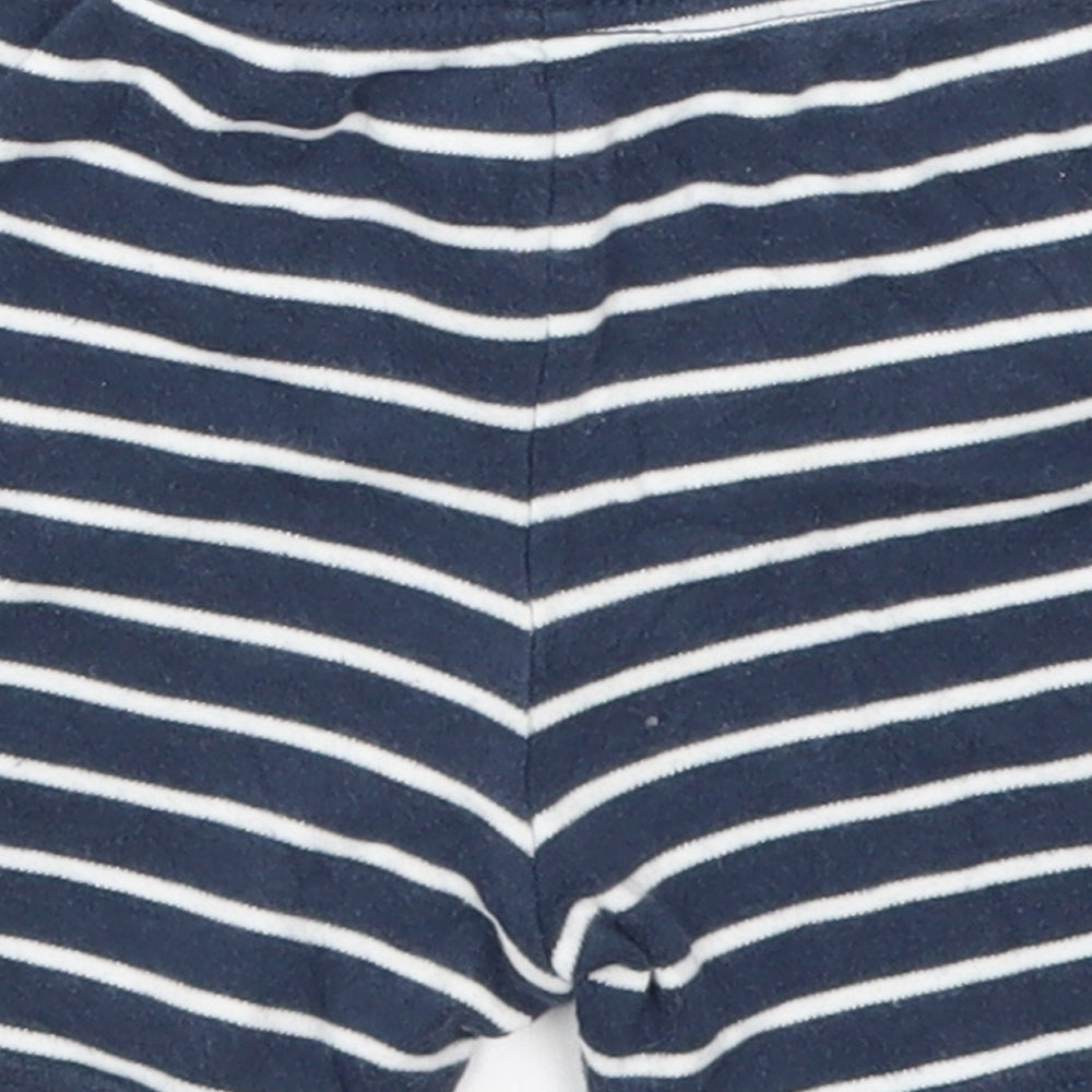 George Baby Blue Striped  Cropped Trousers Size 12-18 Months