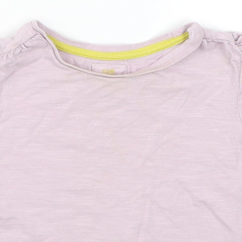 TU Girls Purple   Basic T-Shirt Size 2-3 Years