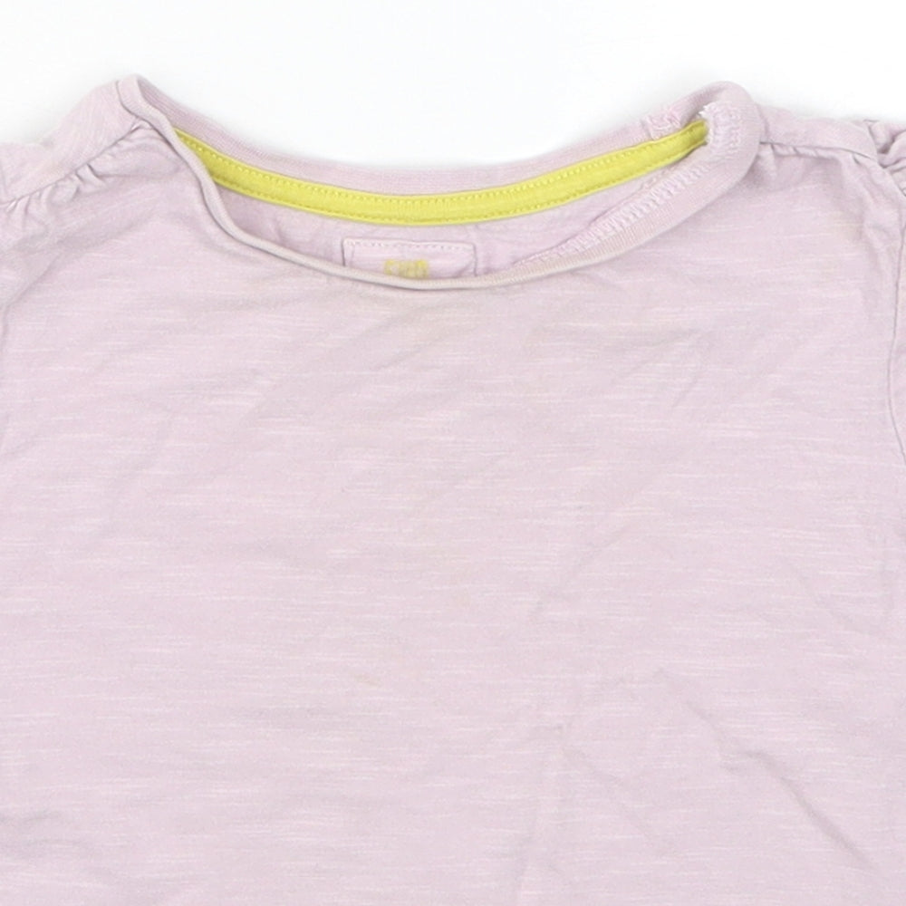 TU Girls Purple   Basic T-Shirt Size 2-3 Years