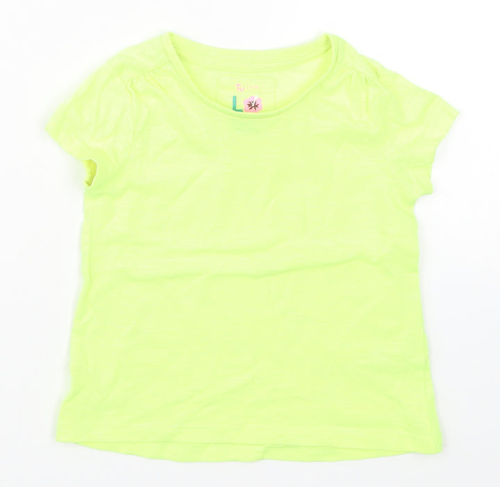 TU Girls Yellow   Basic T-Shirt Size 2-3 Years