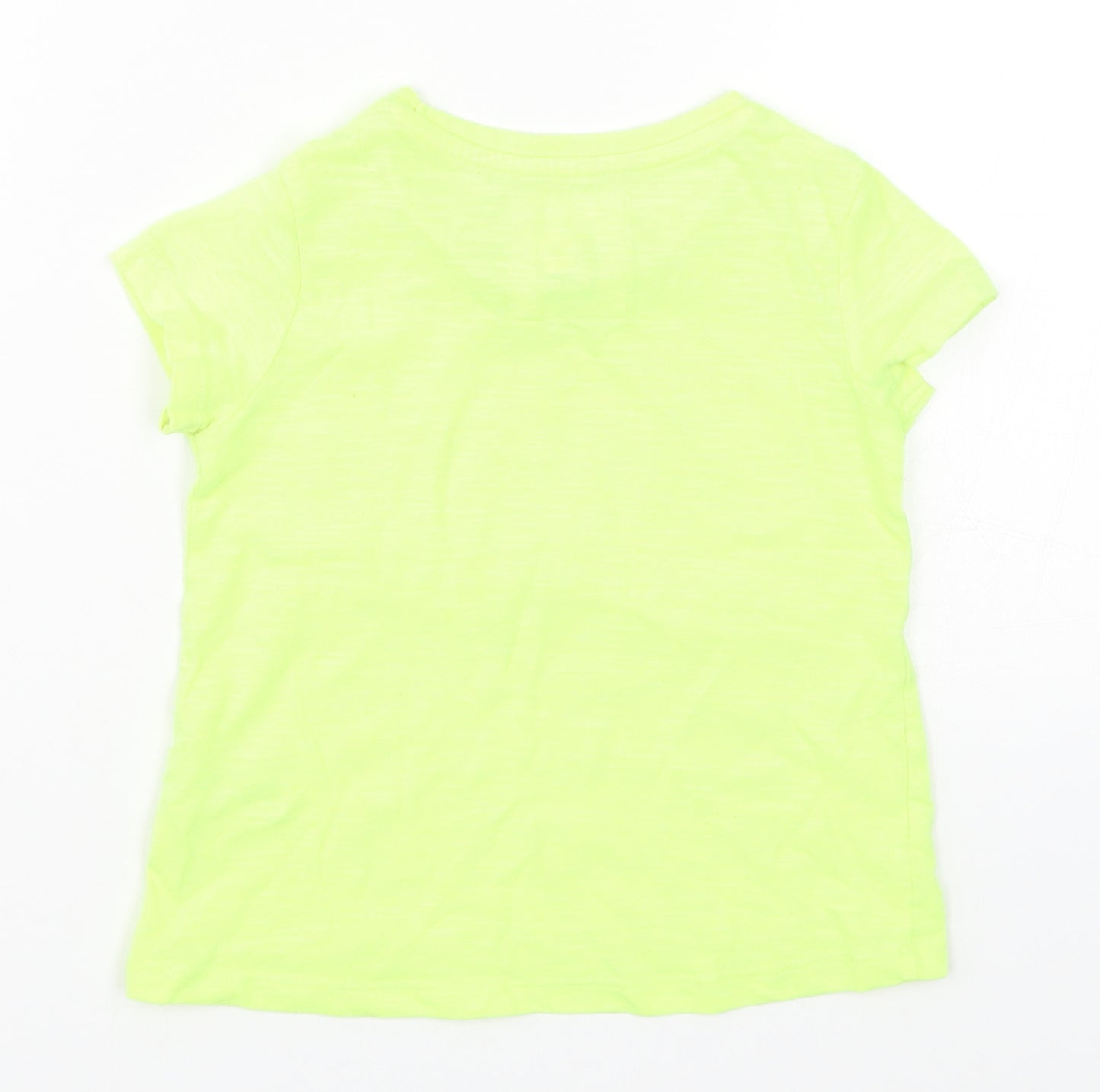 TU Girls Yellow   Basic T-Shirt Size 2-3 Years