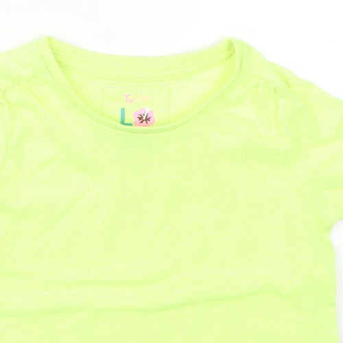 TU Girls Yellow   Basic T-Shirt Size 2-3 Years