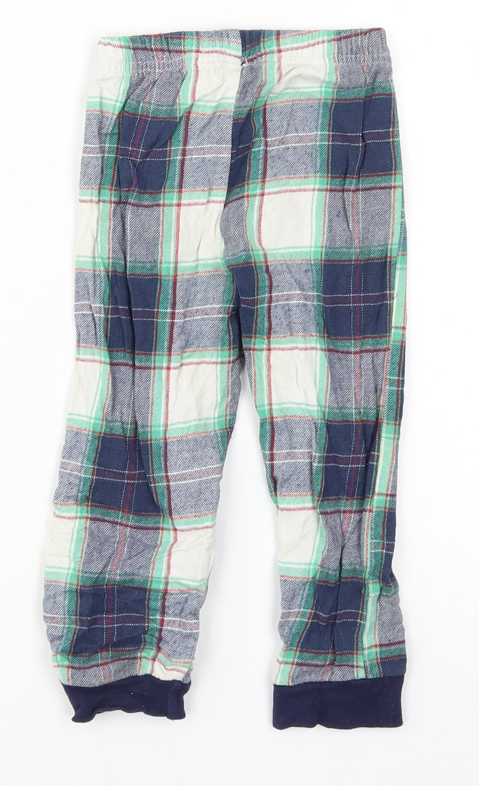 Lilt & Dan Boys Blue Check  Sweatpants Trousers Size 2-3 Years - Loungewear