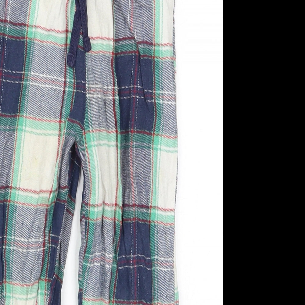 Lilt & Dan Boys Blue Check  Sweatpants Trousers Size 2-3 Years - Loungewear