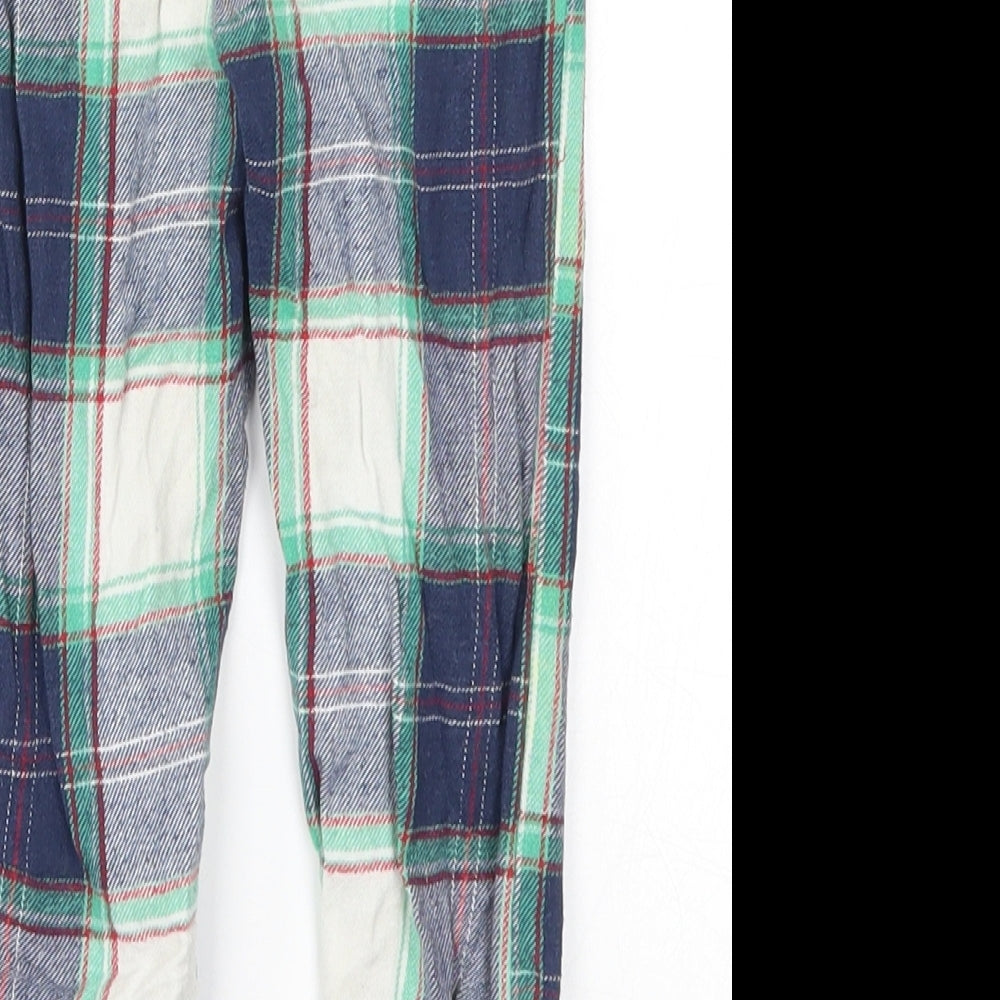 Lilt & Dan Boys Blue Check  Sweatpants Trousers Size 2-3 Years - Loungewear