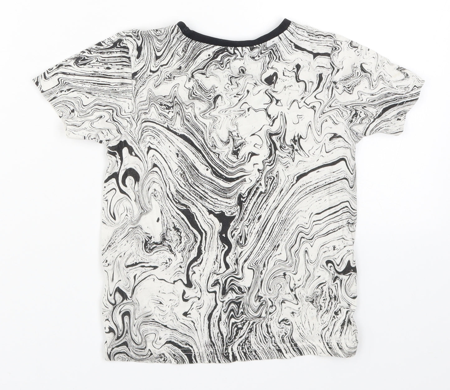 George Boys Grey   Basic T-Shirt Size 3-4 Years  - Awesome Marble Effect