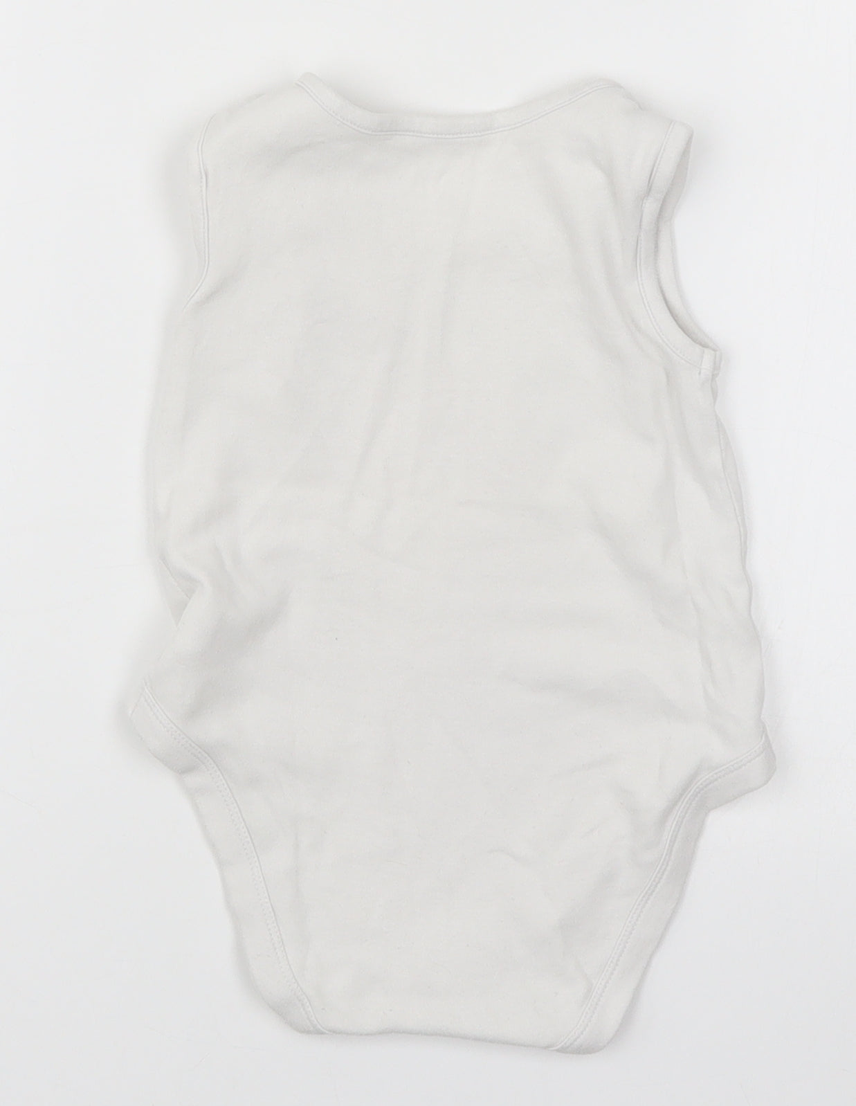 George Baby White   Babygrow One-Piece Size 18-24 Months  - Lemon Sweet Little Thing