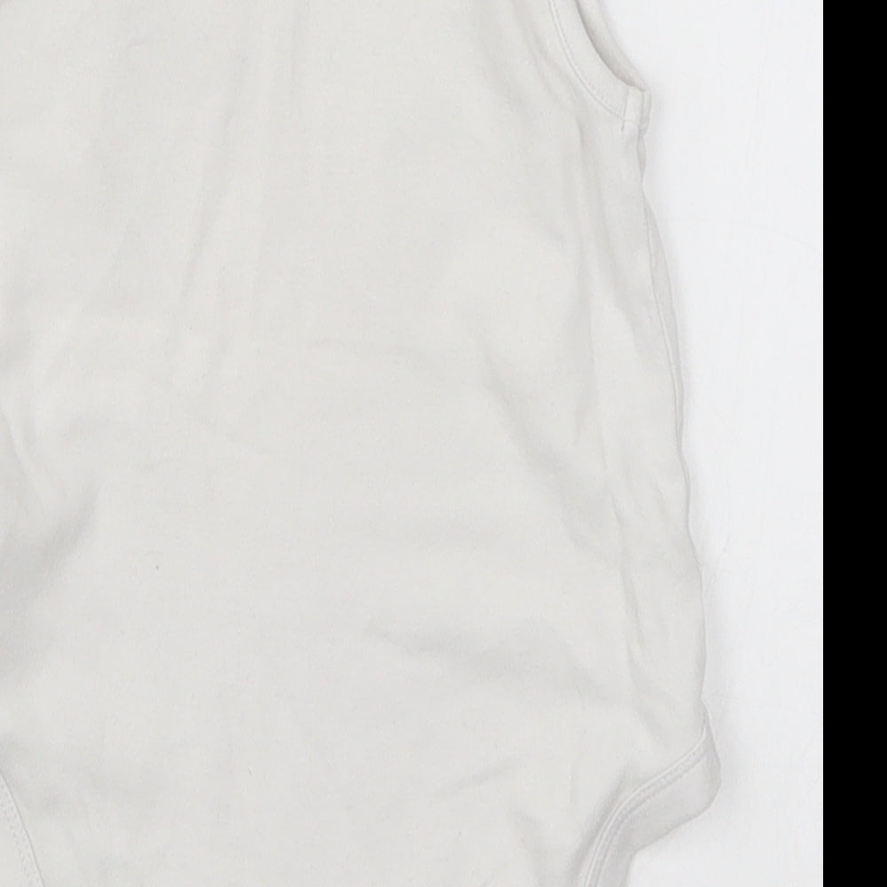 George Baby White   Babygrow One-Piece Size 18-24 Months  - Lemon Sweet Little Thing