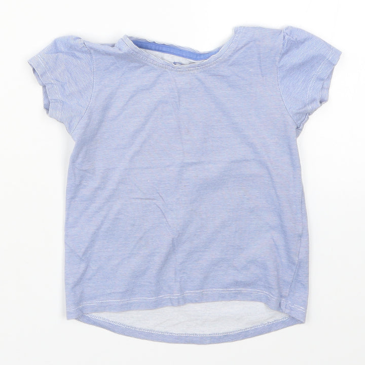 Primark Boys Blue Striped  Basic T-Shirt Size 2-3 Years