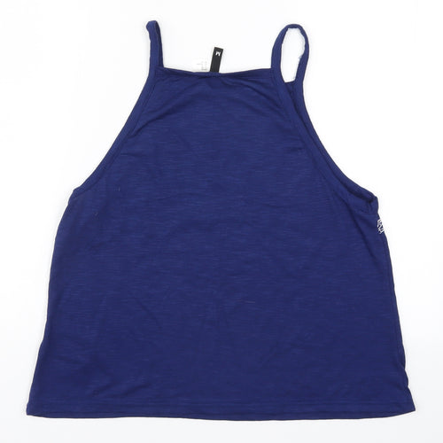 H&M Womens Blue Geometric  Basic Tank Size M