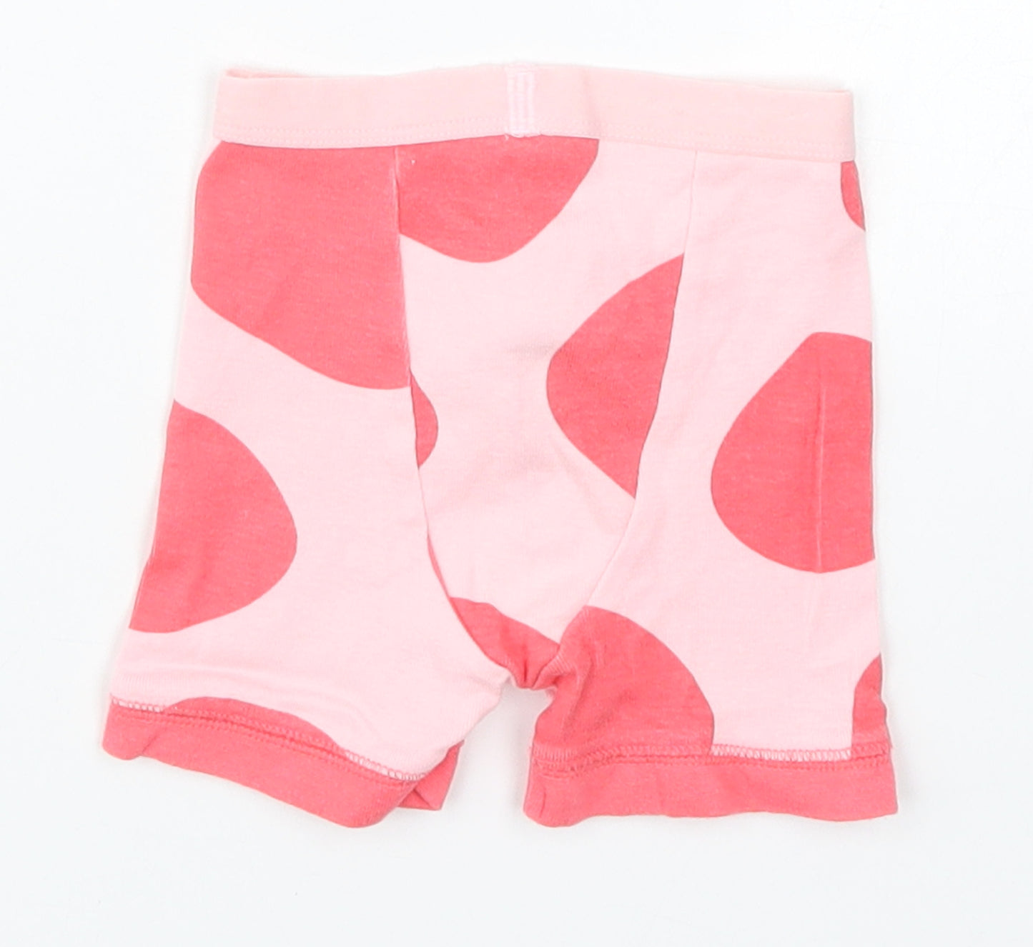 Mothercare Girls Pink Polka Dot  Cropped Leggings Size 3-6 Months