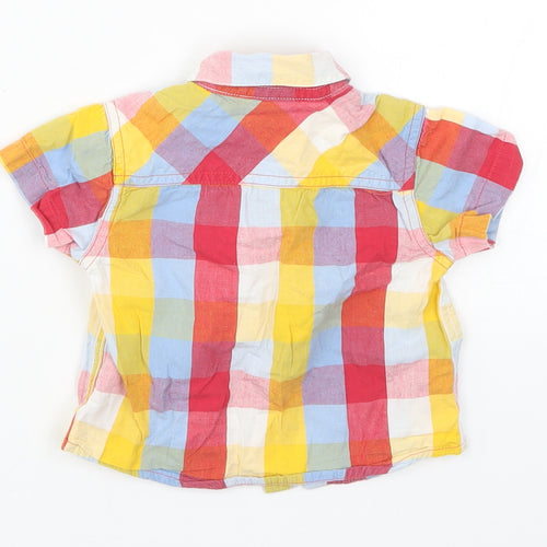 Mini Club Boys Multicoloured Check  Basic Button-Up Size 3-6 Months
