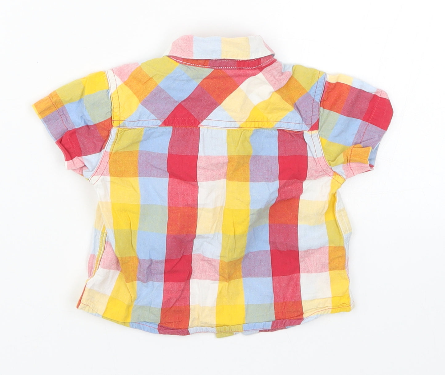 Mini Club Boys Multicoloured Check  Basic Button-Up Size 3-6 Months
