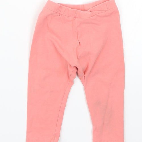 Mini Club Girls Pink   Capri Leggings Size 9-12 Months
