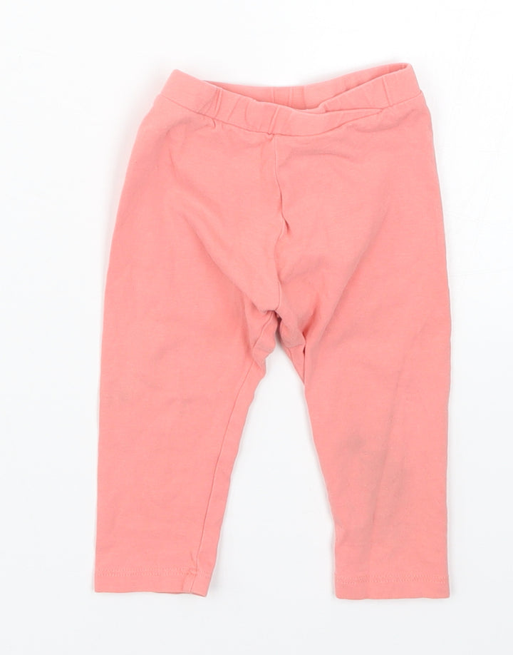 Mini Club Girls Pink Capri Leggings Size 9-12 Months