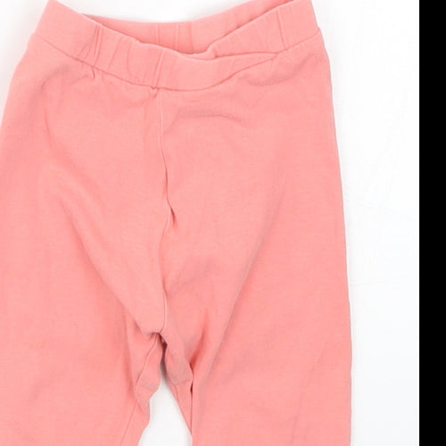 Mini Club Girls Pink   Capri Leggings Size 9-12 Months