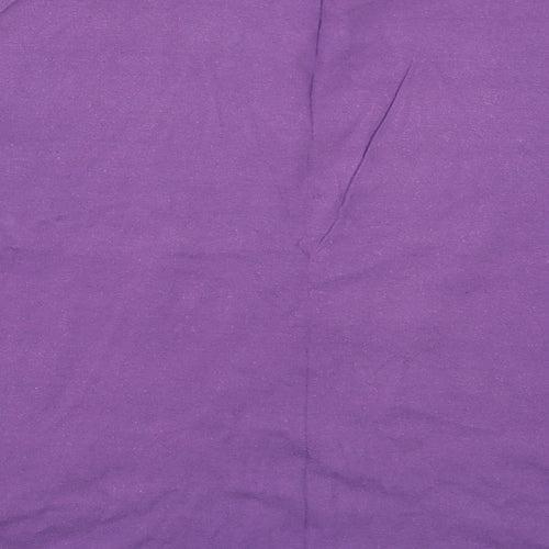 Back to Basix Womens Purple   Basic T-Shirt Size 16