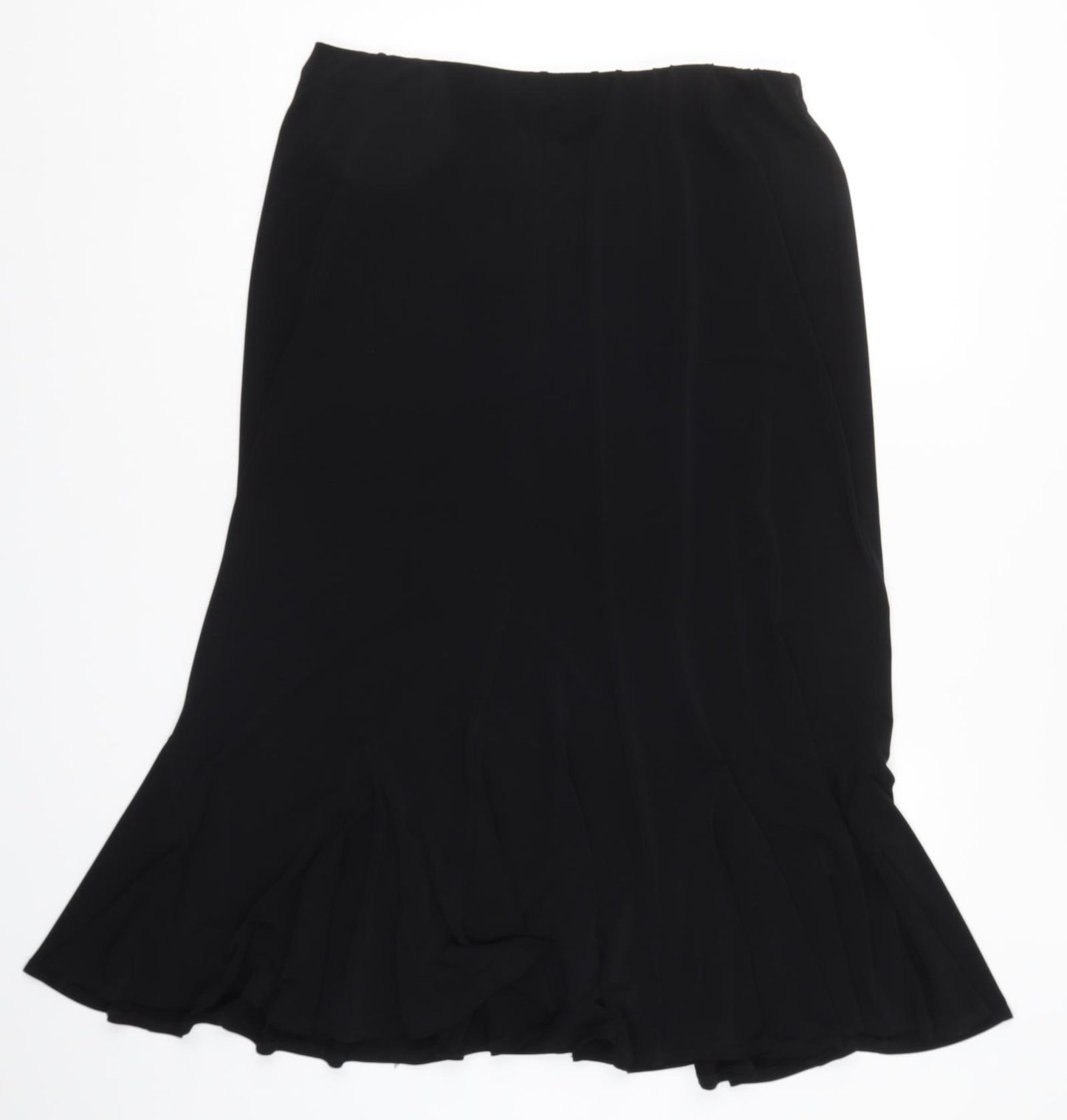 Joanna Hope Womens Black   Swing Skirt Size 18