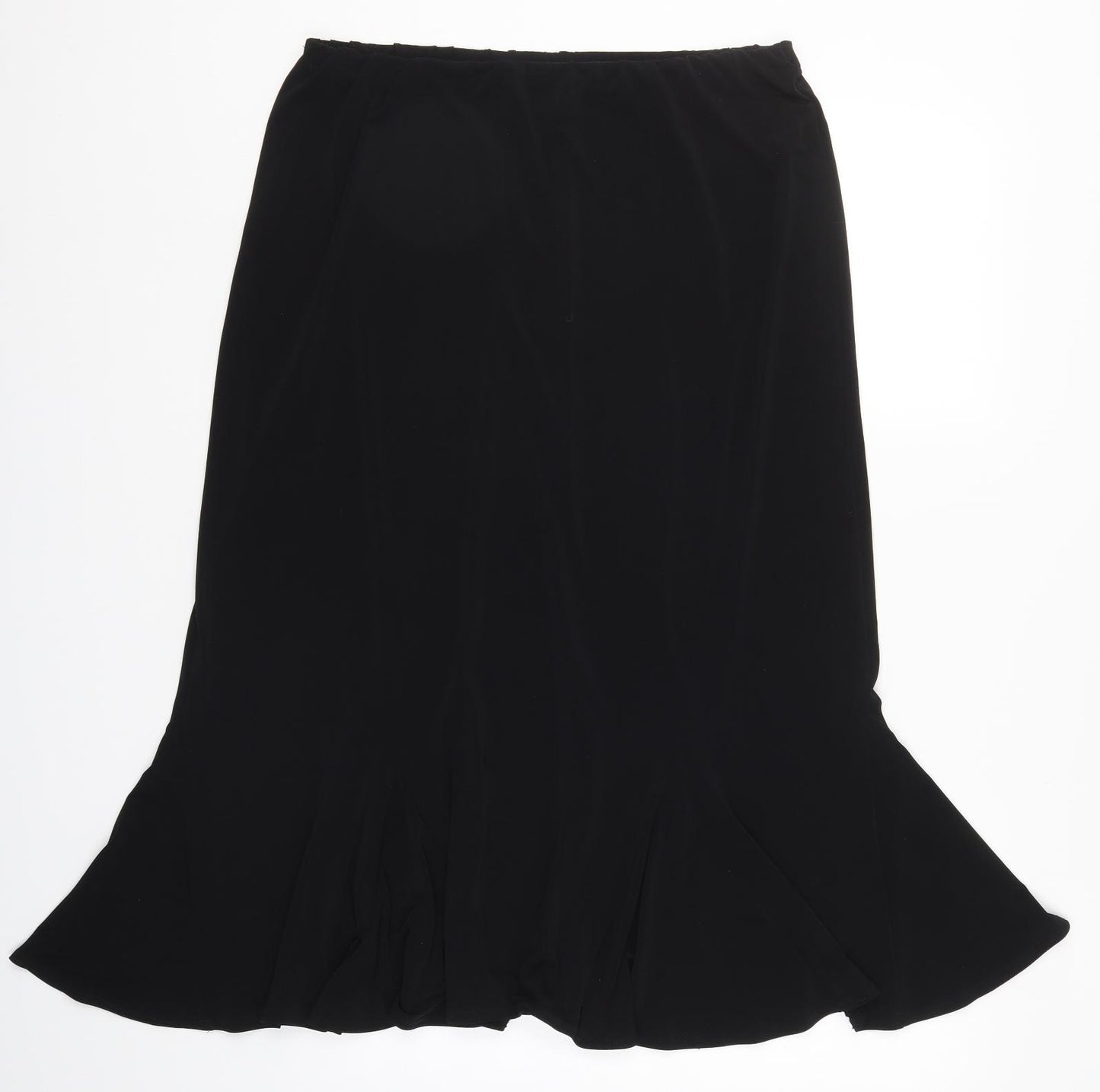 Joanna Hope Womens Black   Swing Skirt Size 18