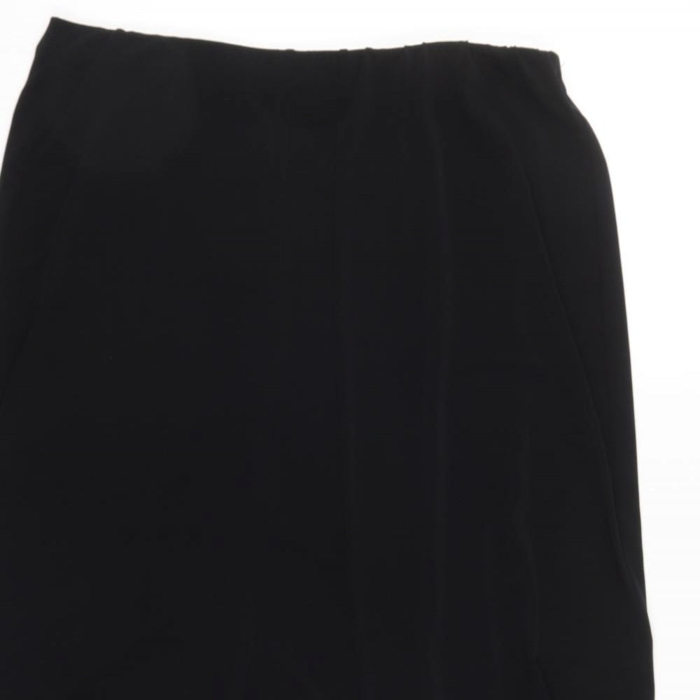 Joanna Hope Womens Black   Swing Skirt Size 18