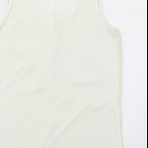 Warehouse Womens White   Basic Tank Size 10