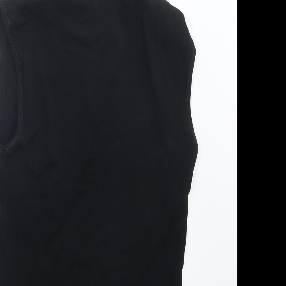 MNG Womens Black   Basic T-Shirt Size S