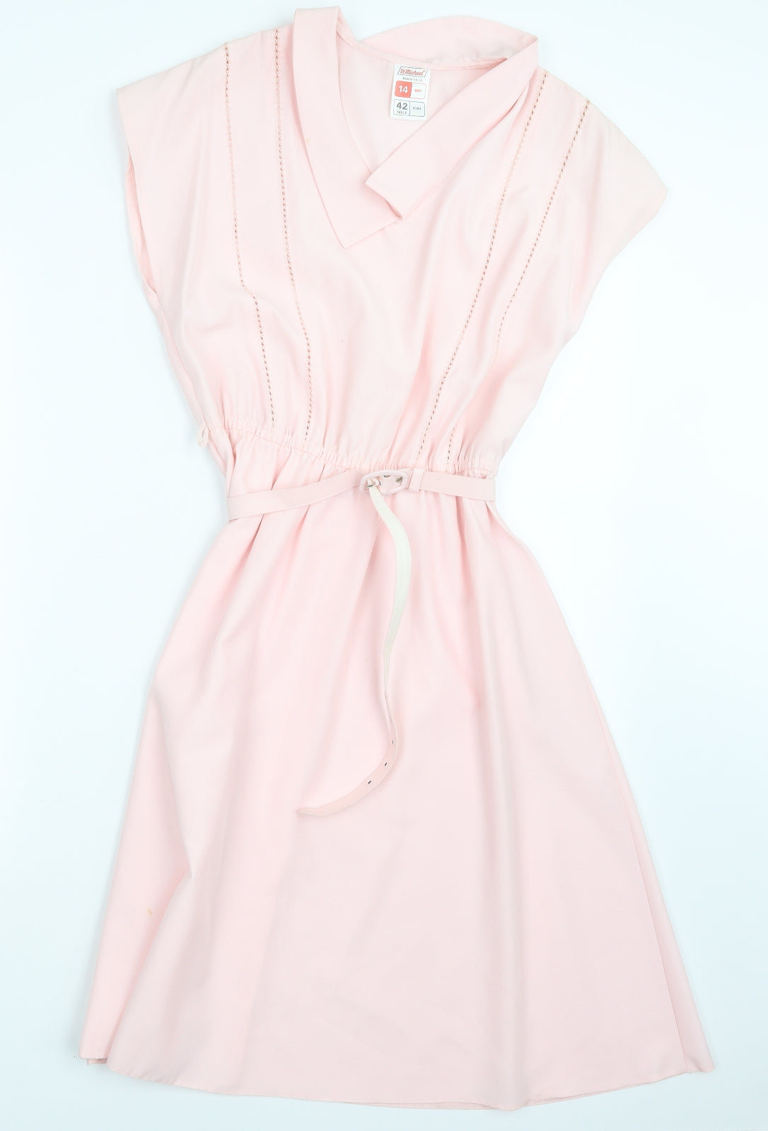 St Michael Womens Pink   T-Shirt Dress  Size 14