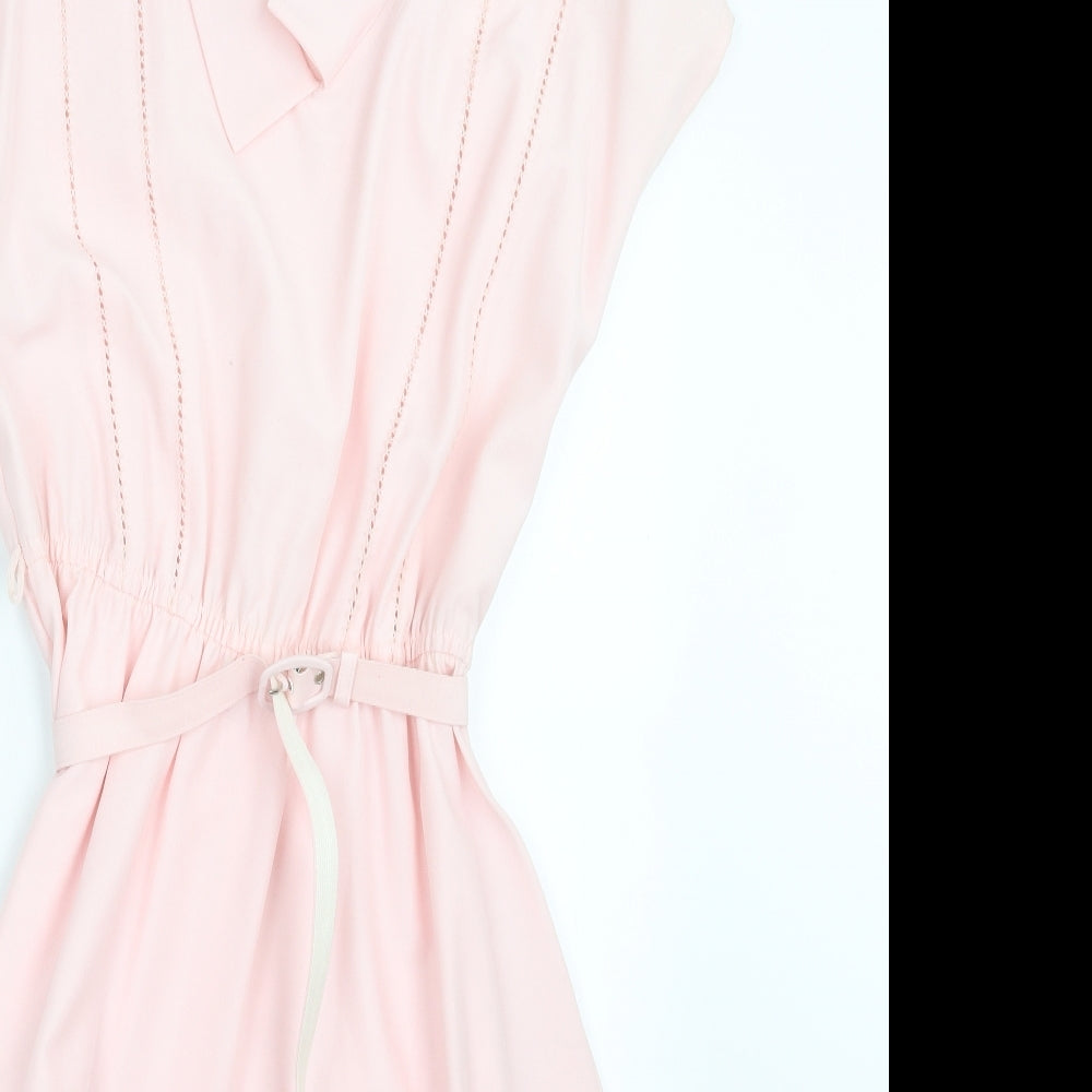 St Michael Womens Pink   T-Shirt Dress  Size 14