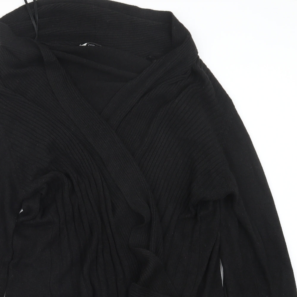 George Womens Black  Knit Cardigan Jumper Size 22