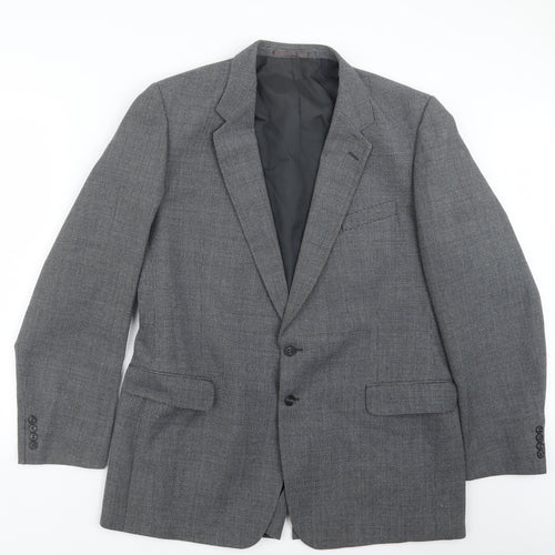 St Michael Mens Grey   Jacket Suit Jacket Size 40