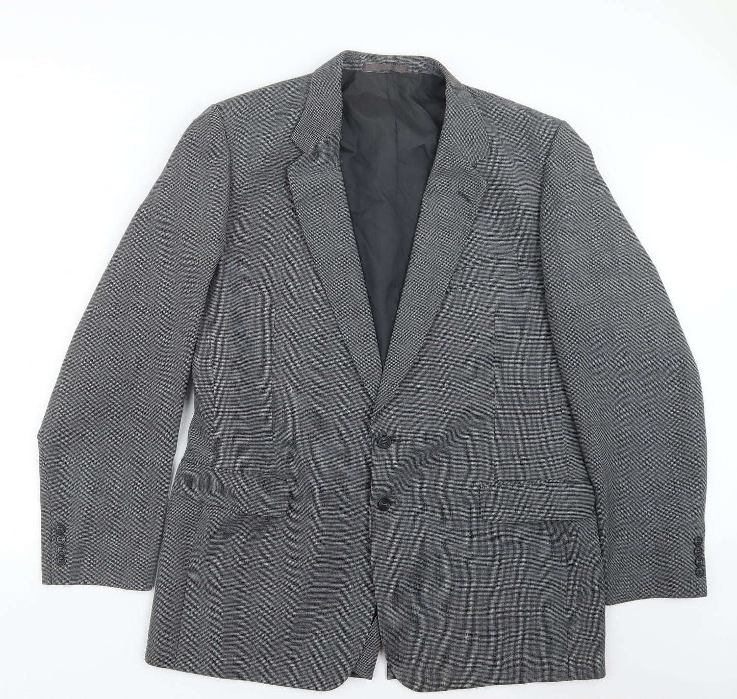St Michael Mens Grey   Jacket Suit Jacket Size 40