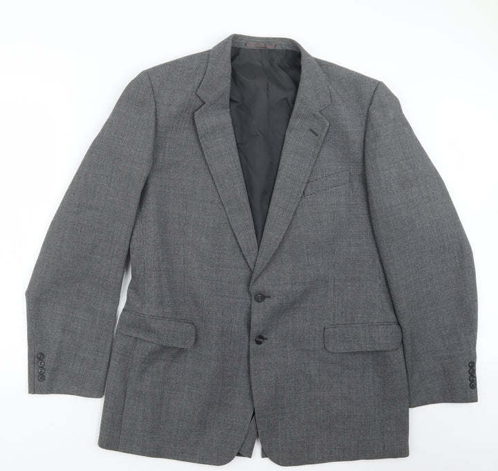St Michael Mens Grey   Jacket Suit Jacket Size 40