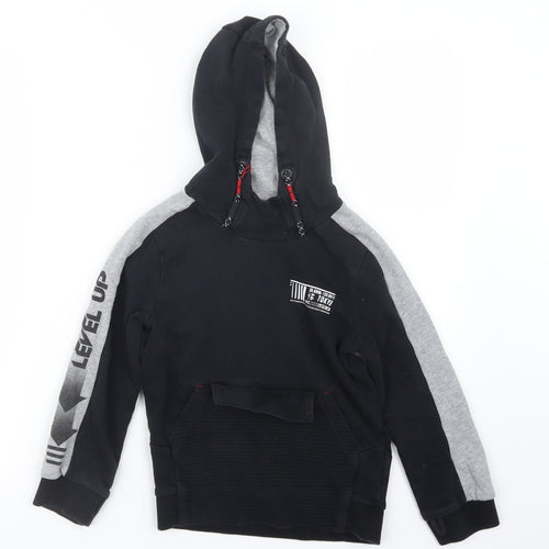 NUTME Boys Black   Pullover Hoodie Size 6-7 Years