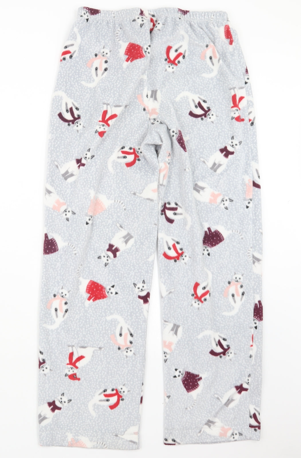 Marks and Spencer Womens Grey Geometric  Capri Pyjama Set Size M