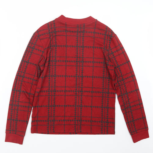 NEXT Womens Red Geometric  Pullover Jumper Size 6