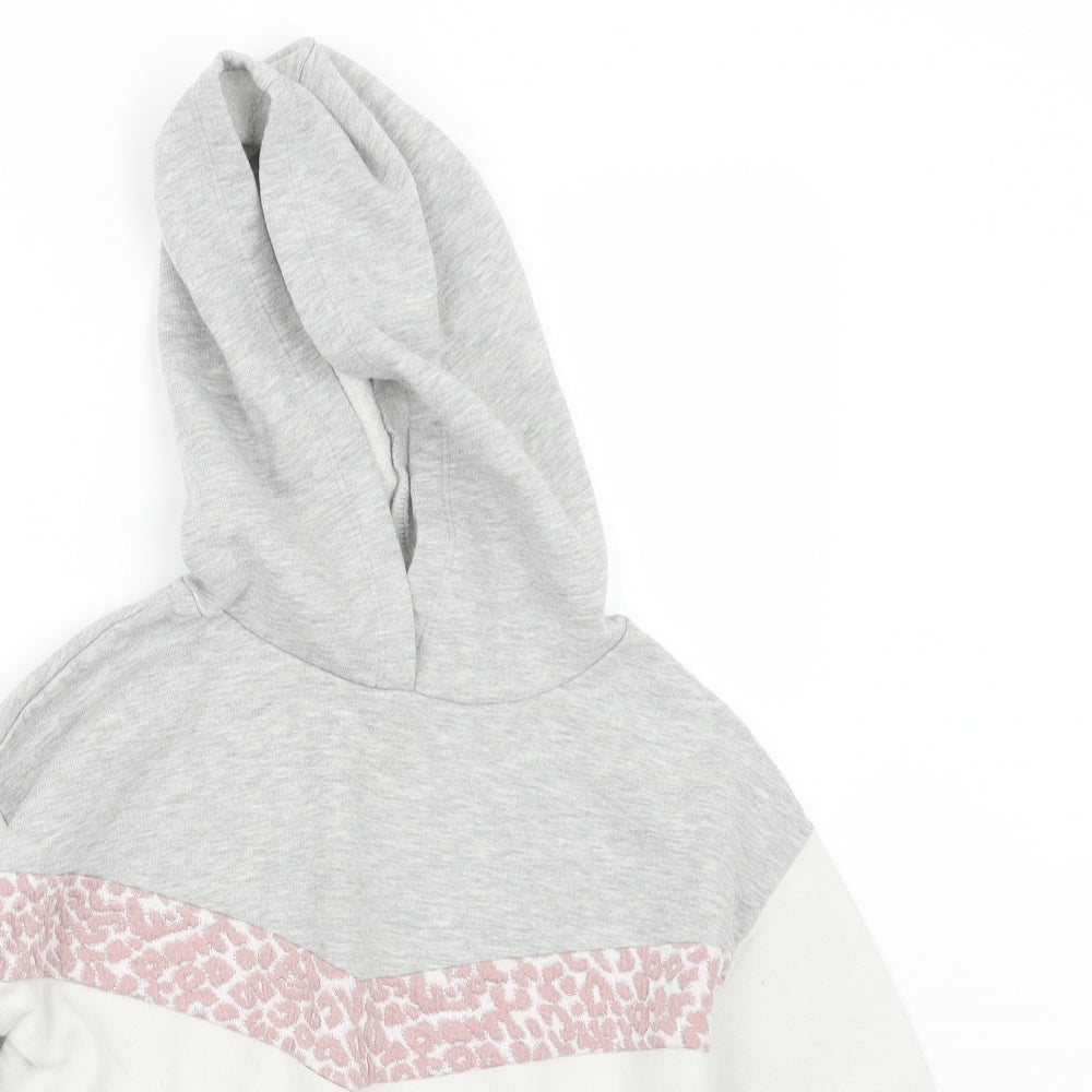 matala Girls White   Pullover Hoodie Size 10 Years