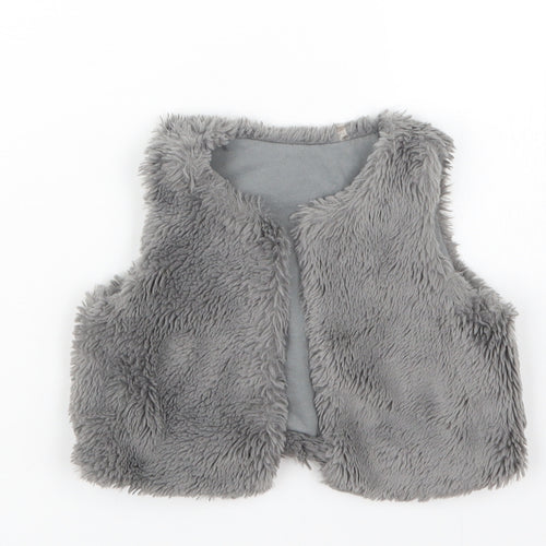 Marks and Spencer Girls Grey   Jacket  Size 9-12 Months