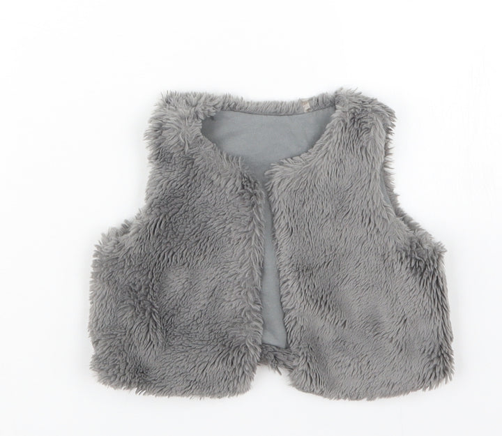 Marks and Spencer Girls Grey   Jacket  Size 9-12 Months