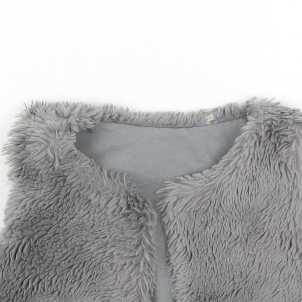 Marks and Spencer Girls Grey   Jacket  Size 9-12 Months