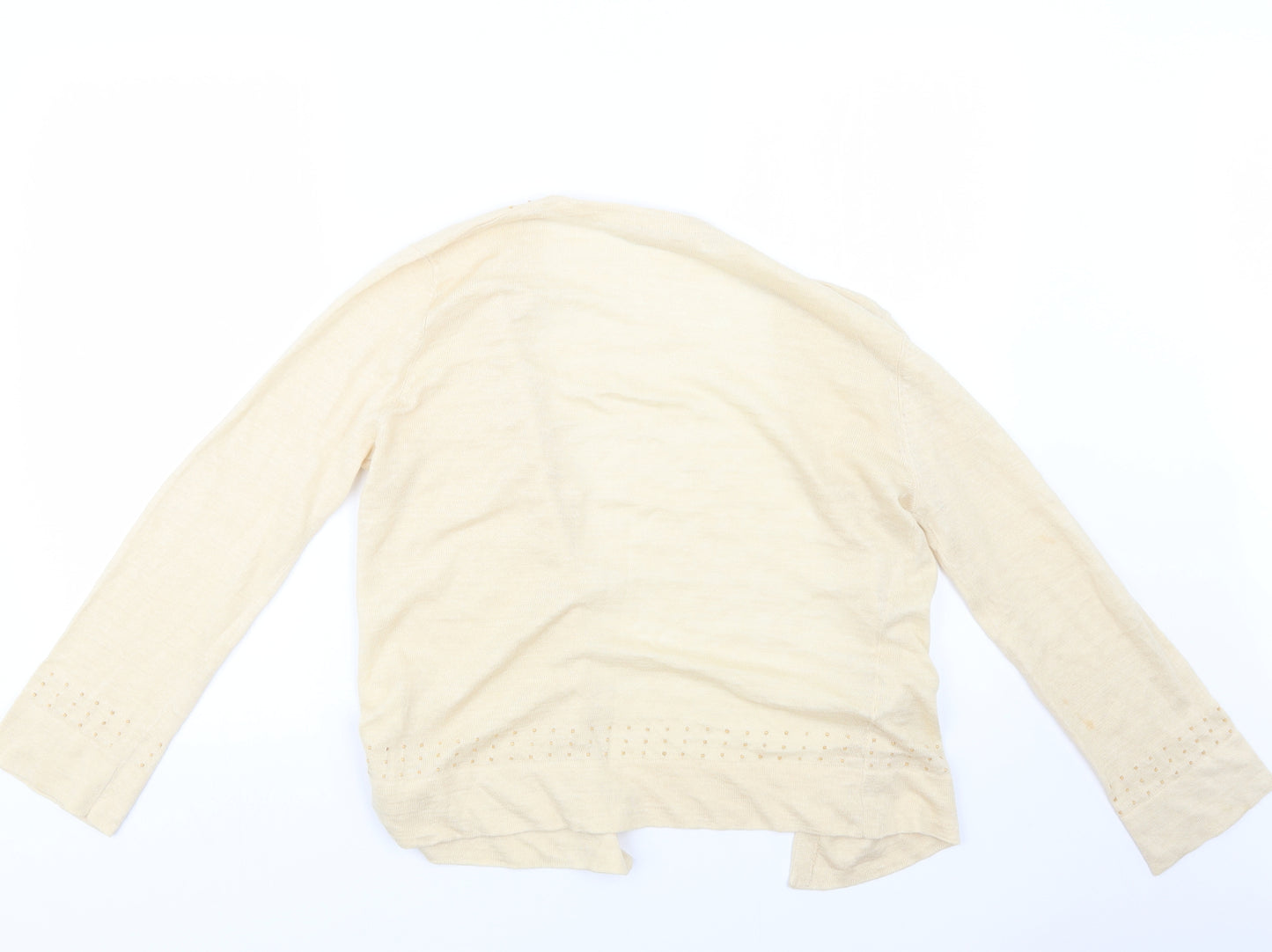 Fenn Wright Manson Womens Ivory  Knit Cardigan Jumper Size L