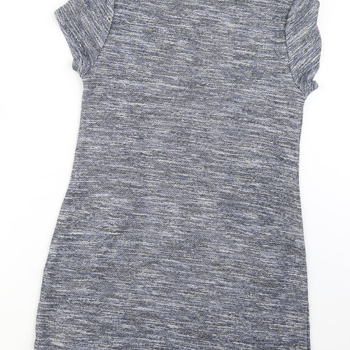 New Look Womens Blue  Knit Pullover Jumper Size 12  - Long