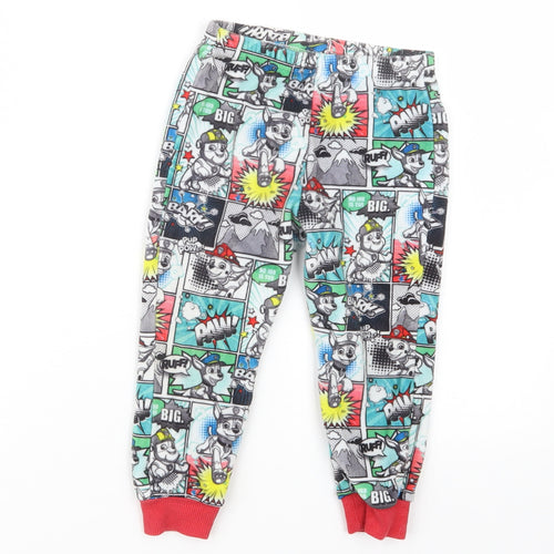 Tesco Boys Grey Geometric   Pyjama Pants Size 2-3 Years  - Paw Patrol