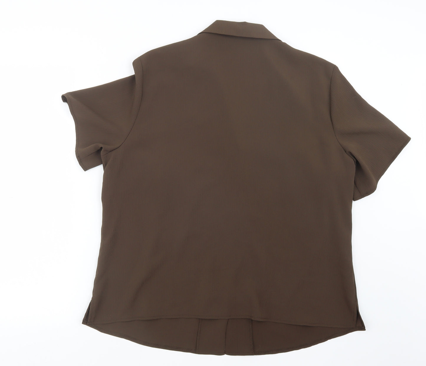 BHS Womens Brown   Basic Button-Up Size 20