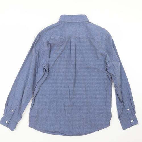 Maine Mens Blue    Button-Up Size M