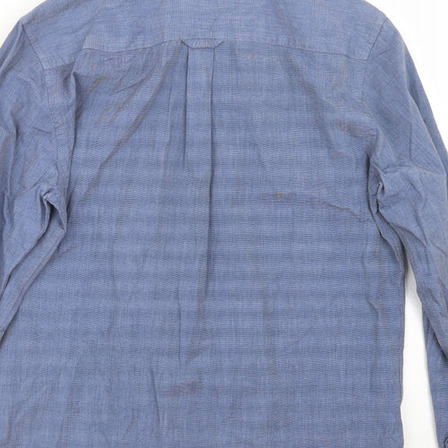 Maine Mens Blue    Button-Up Size M