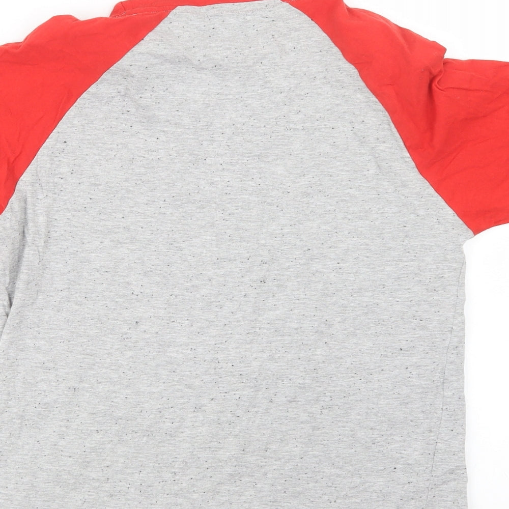 Primark Mens Grey    T-Shirt Size S  - The Grinch