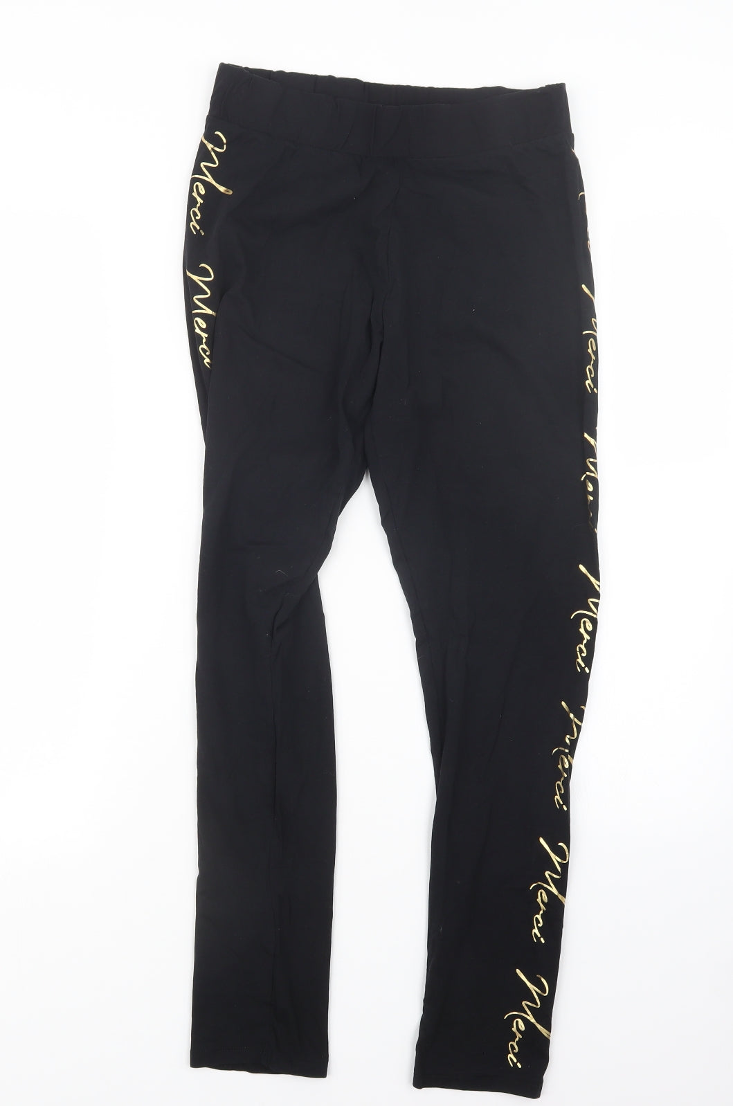 Pep&Co Womens Black   Capri Leggings Size 16 L28 in