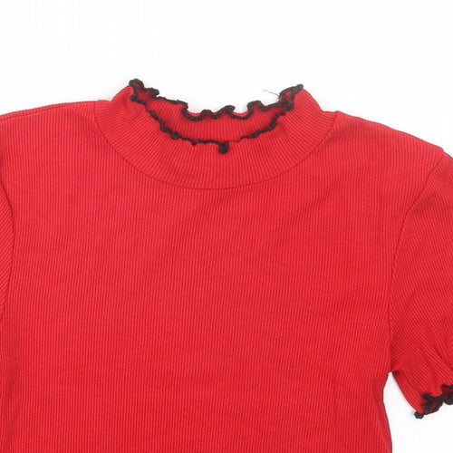 Select Womens Red   Pullover Jumper Size 8